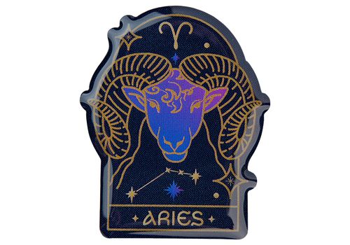 фото 1 - Обьемный стикер "Овен"