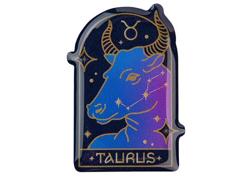 фото 1 - Обьемный стикер "Телець" NokNok