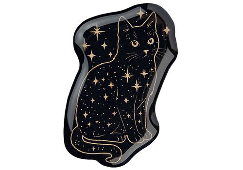 фото 1 - Обьемный стикер "Чорний кіт" NokNok