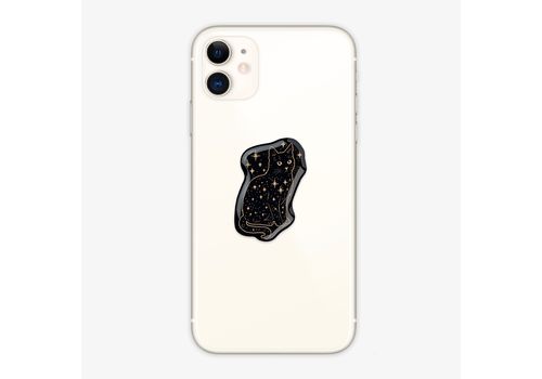 фото 2 - Обьемный стикер "Чорний кіт" NokNok