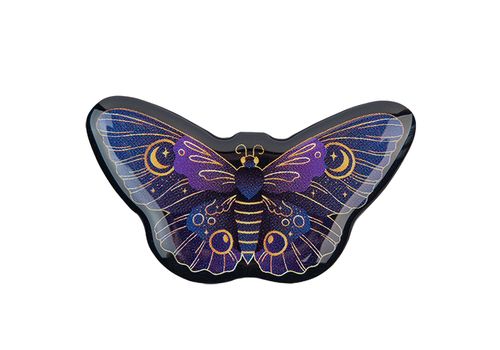 фото 1 - Обьемный стикер "Фіолетовий метелик"