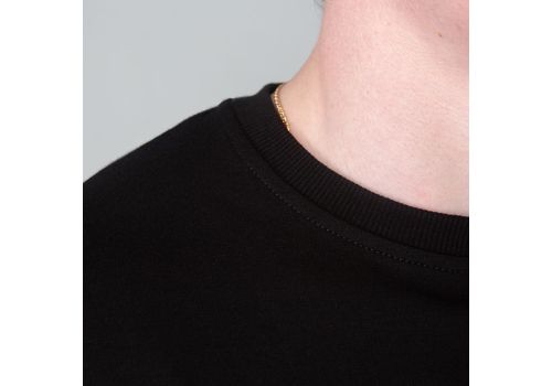 фото 6 - Футболка оверсайз с принтом кота TOR (чорна) Kitek Wear