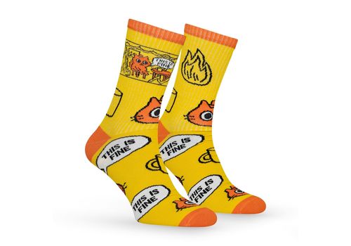 фото 1 - Носки "This is Fine" Kitek Wear