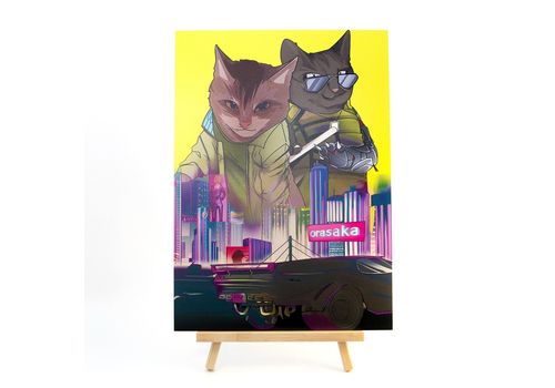 зображення 1 - Постер з зображенням "Cyberpunk" Kitek Wear