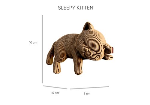 фото 8 - Картонный конструктор "Cartonic 3D Puzzle KITTENS TRIO"