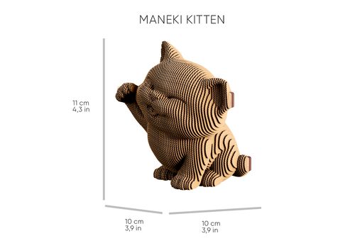 фото 9 - Картонный конструктор "Cartonic 3D Puzzle KITTENS TRIO"