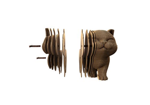 фото 14 - Картонный конструктор "Cartonic 3D Puzzle KITTENS TRIO"