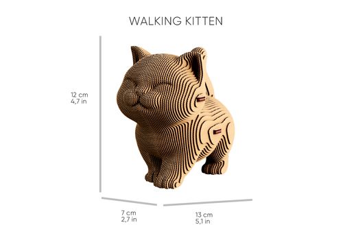 фото 18 - Картонный конструктор "Cartonic 3D Puzzle KITTENS TRIO"