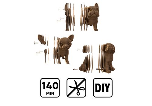 фото 18 - Картонный конструктор "Cartonic 3D Puzzle PUPPIES TRIO"