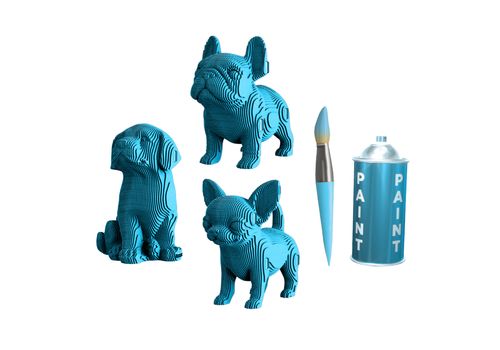 фото 19 - Картонный конструктор "Cartonic 3D Puzzle PUPPIES TRIO"