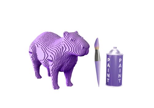 фото 9 - Картонный конструктор "Cartonic 3D Puzzle CAPYBARA"