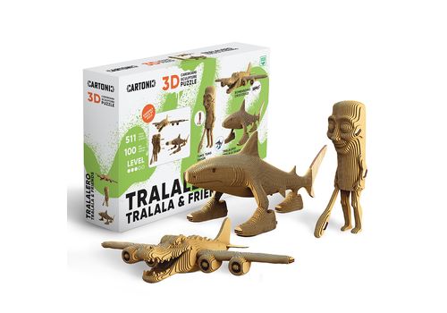 фото 1 - Картонный конструктор "Cartonic 3D Puzzle TRALALERO TRALALA & FRIENDS"