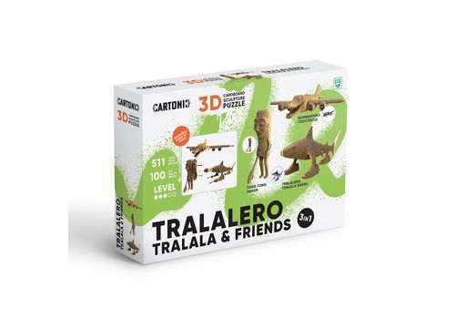фото 18 - Картонный конструктор "Cartonic 3D Puzzle TRALALERO TRALALA & FRIENDS"