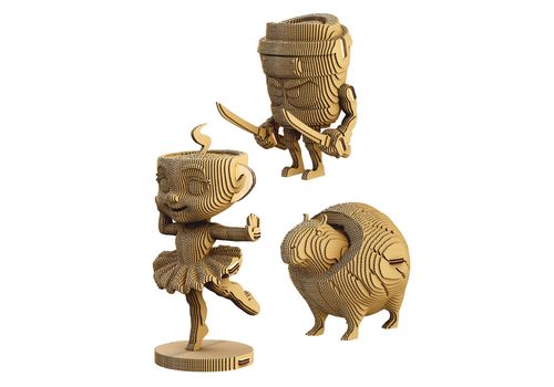 фото 5 - Картонный конструктор "Cartonic 3D Puzzle BALLERINA CAPPUCCINA AND FRIENDS"