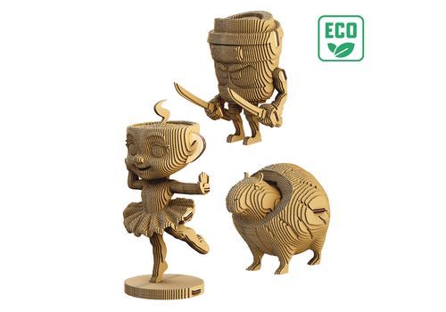 фото 6 - Картонный конструктор "Cartonic 3D Puzzle BALLERINA CAPPUCCINA AND FRIENDS"