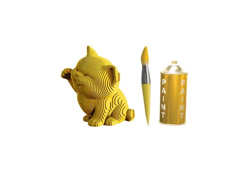 фото 8 - Картонный конструктор "Cartonic 3D Puzzle MANEKI KITTEN"