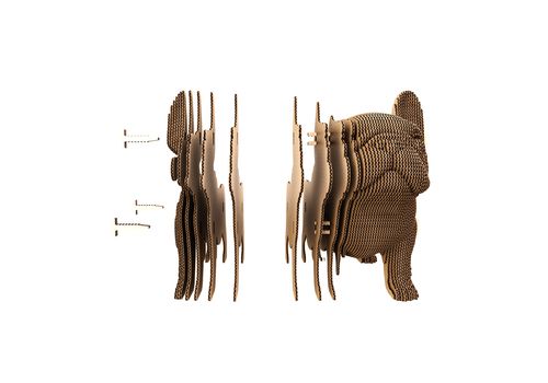 зображення 4 - Картонний конструктор "Cartonic 3D Puzzle BULLDOG PUPPY"