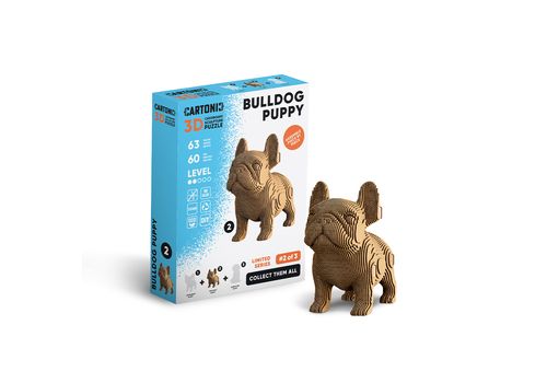 зображення 1 - Картонний конструктор "Cartonic 3D Puzzle BULLDOG PUPPY"