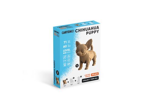фото 9 - Картонный конструктор "Cartonic 3D Puzzle CHIHUAHUA PUPPY"