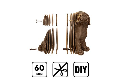 фото 7 - Картонний конструктор "Cartonic 3D Puzzle LABRADOR PUPPY"