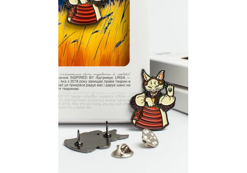 фото 1 - Значок  "КОТИК". INSPIREDBY_UA