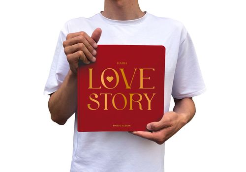зображення 6 - Фотоальбом "Love story" червоний ORNER