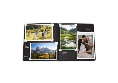 фото 4 - Фотоальбом "Наши великие приключения" серый ORNER