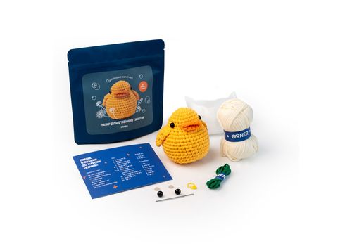фото 1 - Набор для вязания крючком Утка ORNER