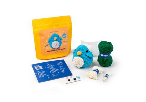 зображення 1 - Набір для вязання гачком Пінгвін ORNER