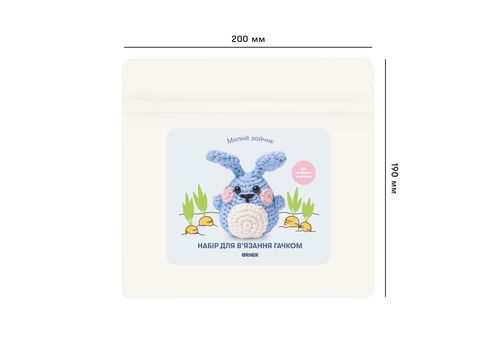 фото 2 - Набор для вязания крючком  Заeц ORNER