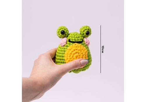фото 2 - Набор для вязания крючком Лягушка ORNER