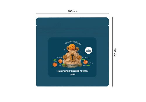 фото 3 - Набор для вязания крючком Капибара ORNER