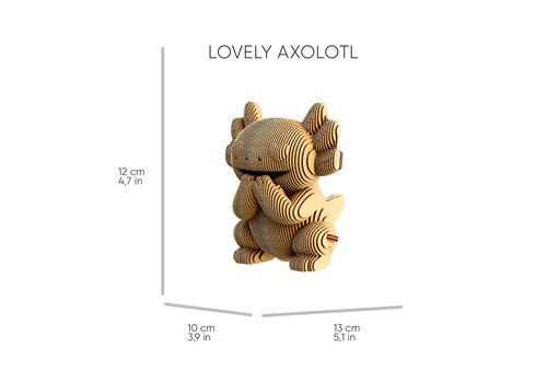 зображення 10 - Картонний конструктор Cartonic 3D Puzzle AXOLOTLS TRIO