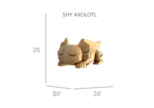 зображення 11 - Картонний конструктор Cartonic 3D Puzzle AXOLOTLS TRIO