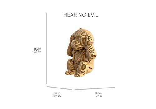 фото 8 - Cartonic 3D Puzzle MONKEYS TRIO