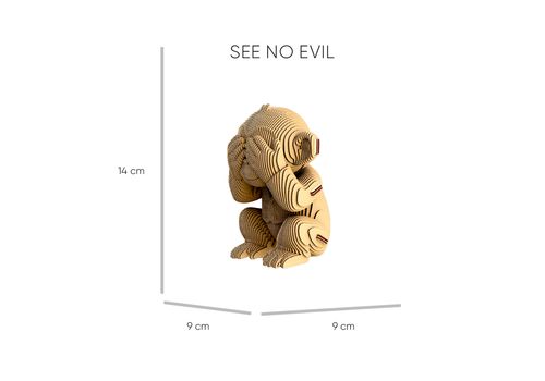 фото 9 - Cartonic 3D Puzzle MONKEYS TRIO