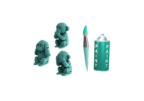 фото 16 - Cartonic 3D Puzzle MONKEYS TRIO