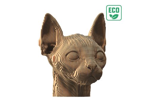 фото 7 - Картонный конструктор "Cartonic 3D Puzzle Sphynx cat" 1DEA.me