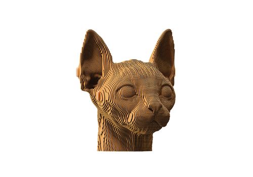 фото 5 - Картонный конструктор "Cartonic 3D Puzzle Sphynx cat" 1DEA.me