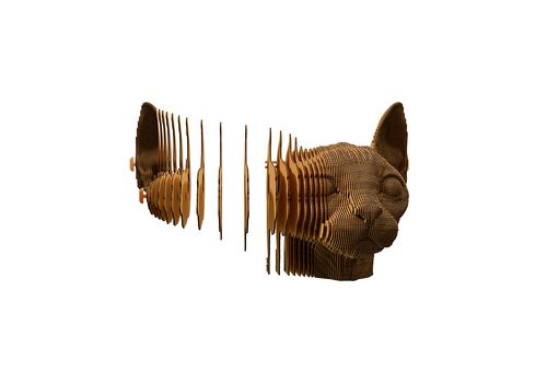 фото 6 - Картонный конструктор "Cartonic 3D Puzzle Sphynx cat" 1DEA.me