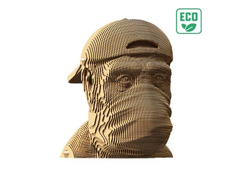 фото 7 - Картонный конструктор "Cartonic 3D Puzzle Three Wise Monkeys. Speak No Evil" 1DEA.me