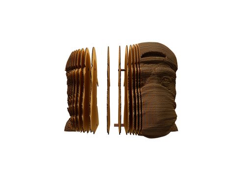 фото 6 - Картонный конструктор "Cartonic 3D Puzzle Three Wise Monkeys. Speak No Evil" 1DEA.me