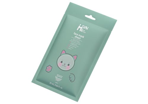 зображення 3 - Тканинна маска для обличчя "Оливка" MiniMi