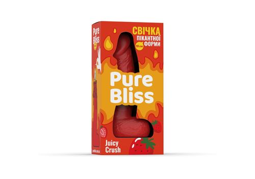 зображення 1 - Свічка член 15 см Pure Bliss - Red Juicy Crush