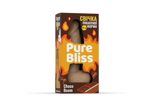 фото 7 - Свеча член 18 см Pure Bliss - Brown Choco Boom
