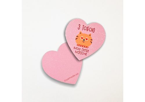 фото 1 - Валентинка Котик Uamade