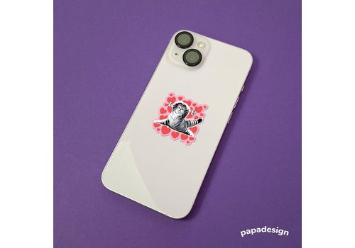 фото 2 - Стикер - I love U Papadesign