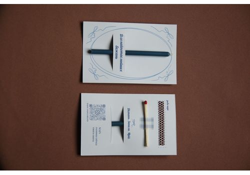 зображення 1 - Дизайнерська листівка з натуральною свічкою Для найзаповітніших бажань MAINсandle brand