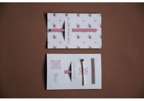 зображення 1 - Дизайнерська листівка з натуральною свічкою Ти - найгарніша квітка MAINсandle brand