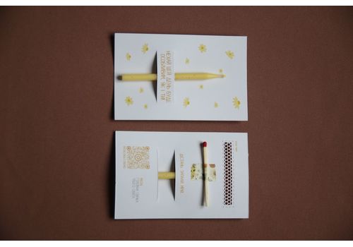 фото 1 - Дизайнерская ткрытка с натуральной свечой Нехай цей день буде особливим, як і ти! MAINсandle bra